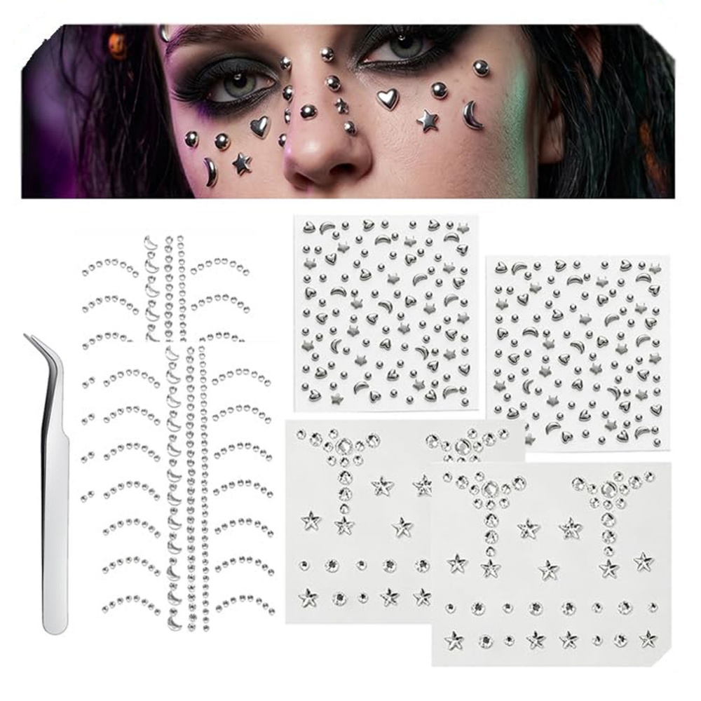 Body Jewelry Piercing - Fałszywe piercingi kule Stick na nos