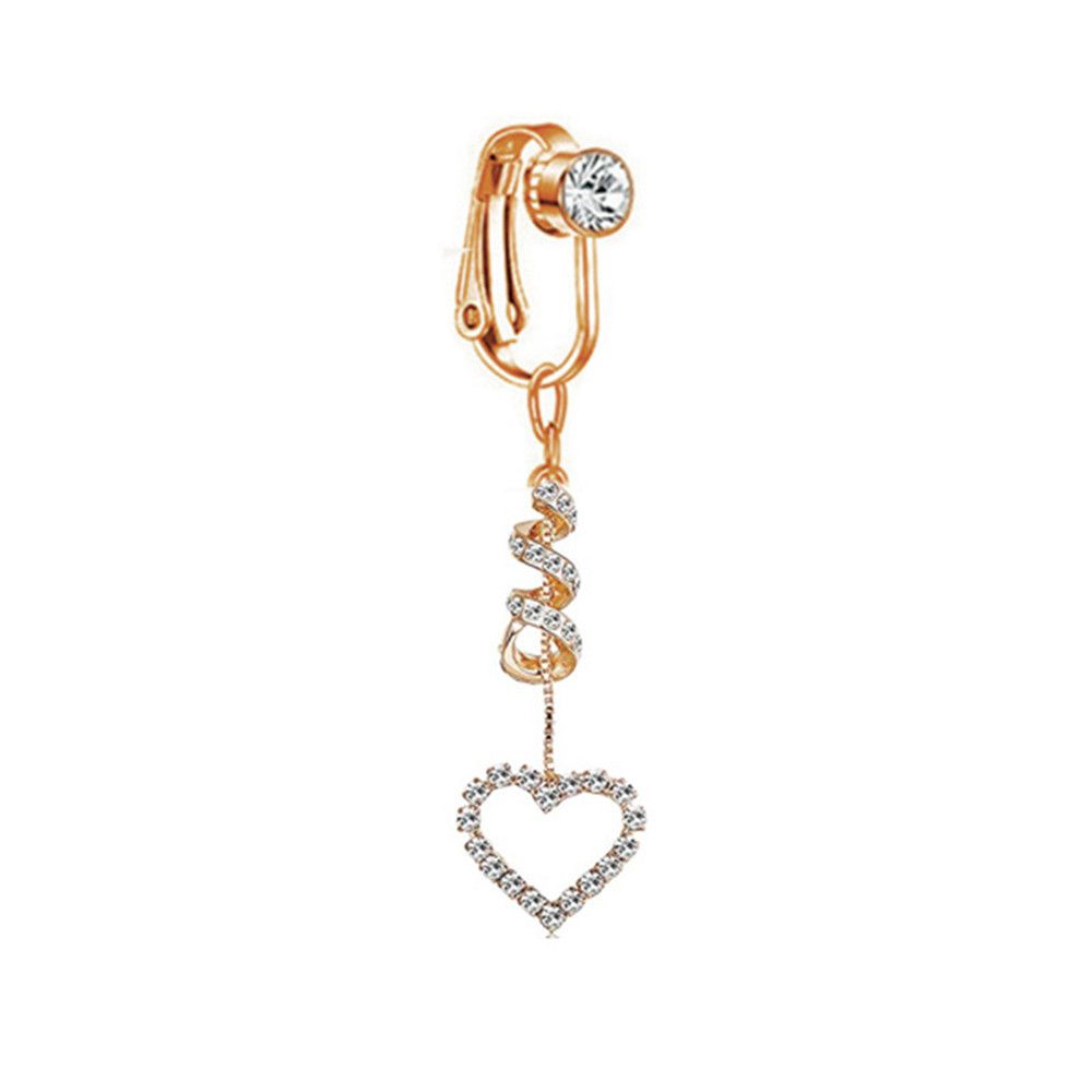 Body Jewelry Cartilage Earrings - Klips na pępek, klips na chrząstkę