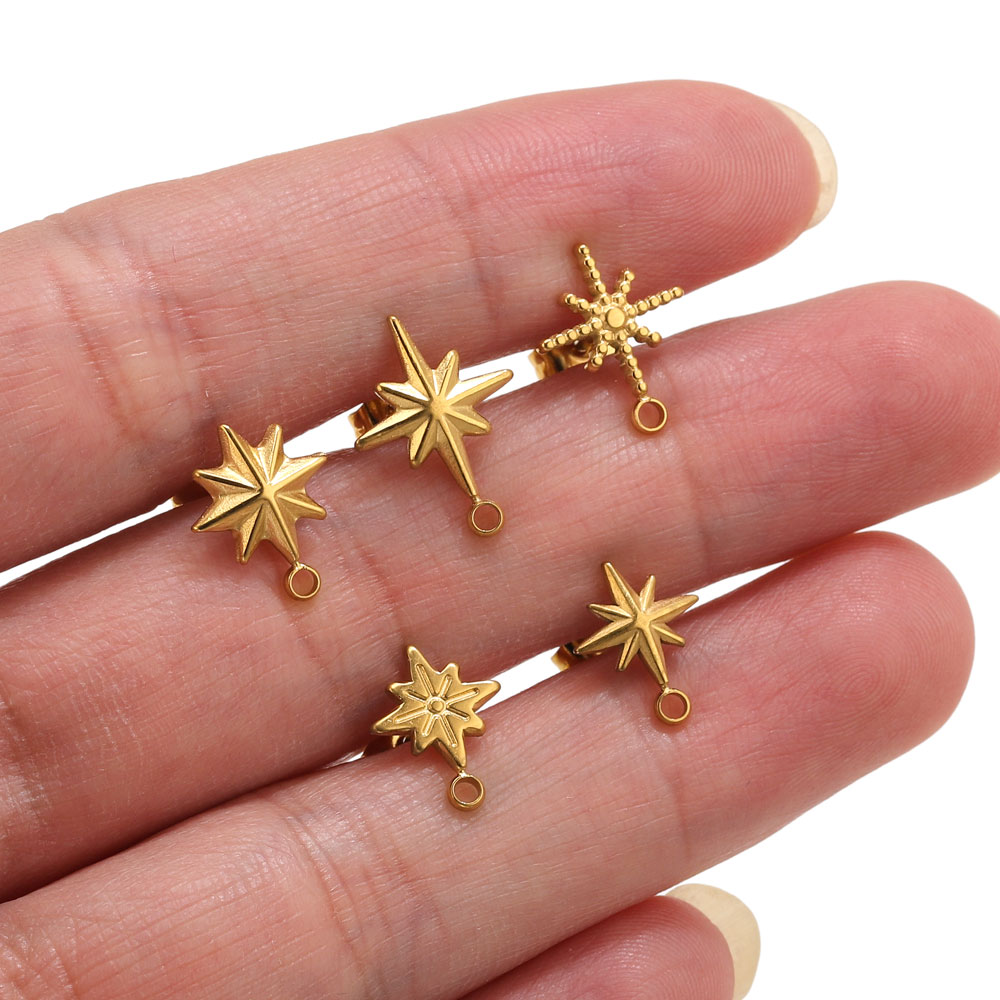 Body Jewelry Kit - 6 szt. Kolczyki wkrętki w kształcie