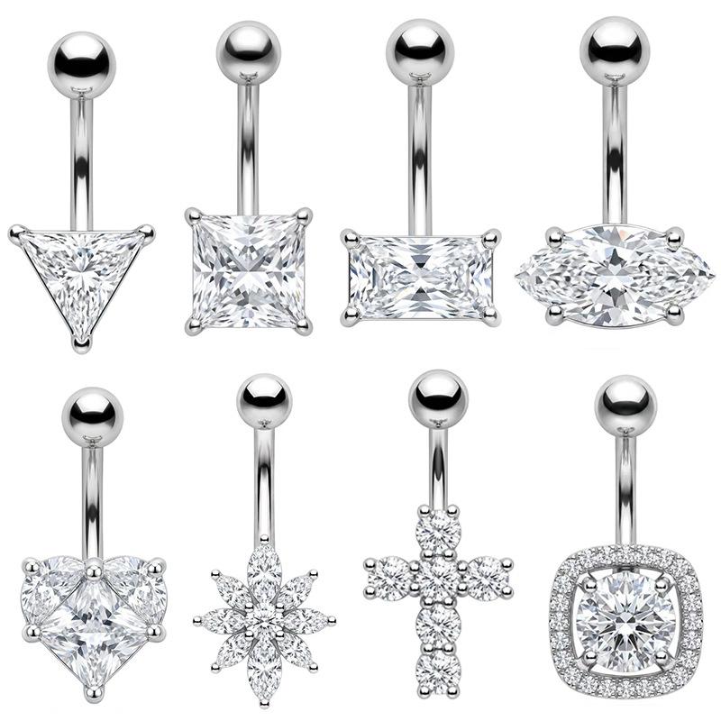Body Jewelry Hypoallergenic - Hipoalergiczny kolczyk do pępka ze stali