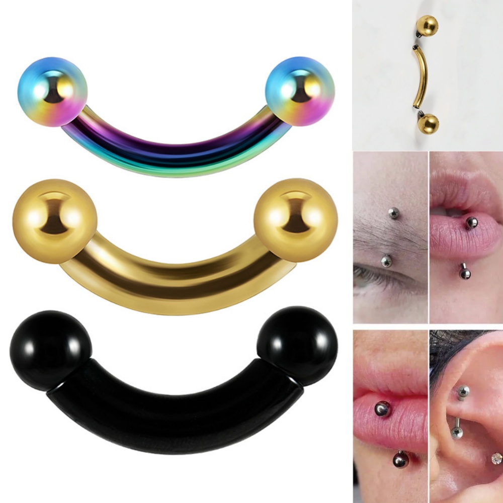 Body Jewelry Gauge Sizes - 1 szt. Ze stali nierdzewnej duży
