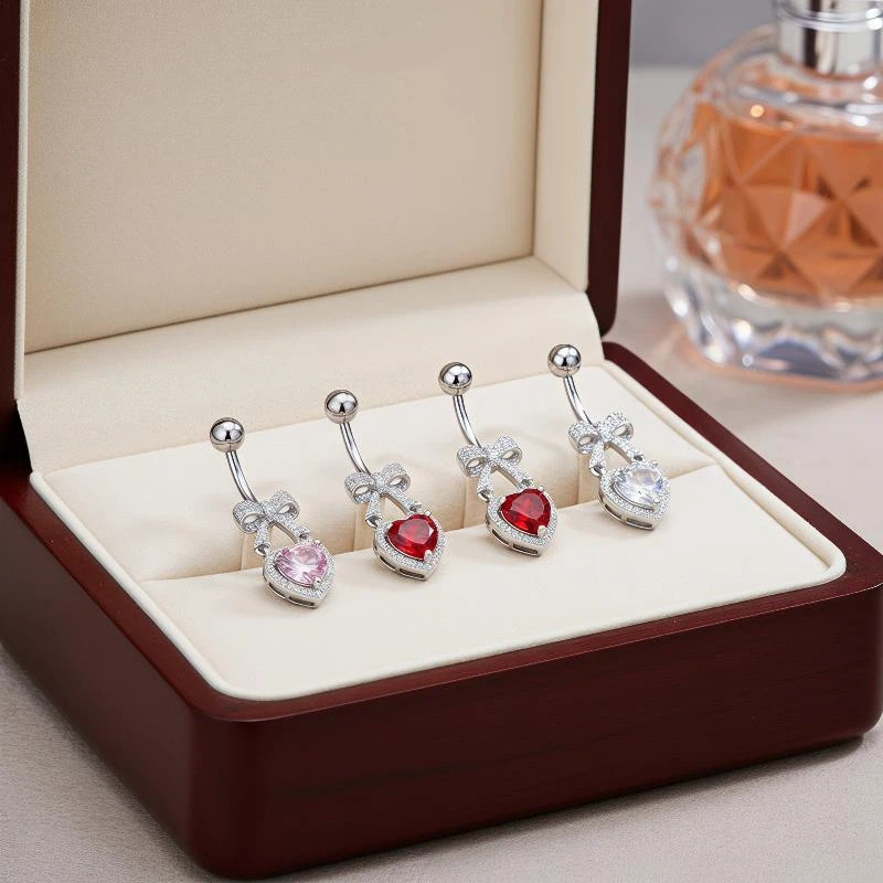Body Jewelry Hypoallergenic - Hipoalergiczne kolczyki do pępka ze stali
