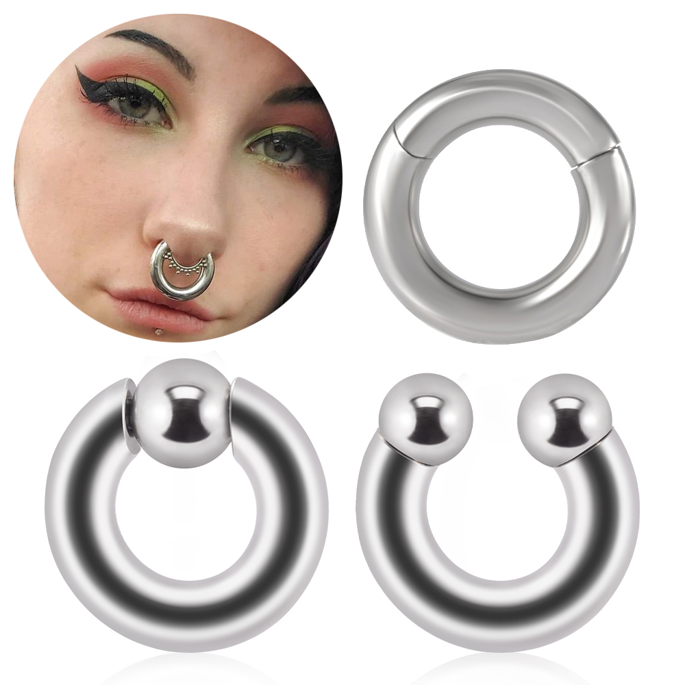 Body Jewelry Ring Opening Pliers - 1PC stal chirurgiczna ciężka zawiasowa przegroda