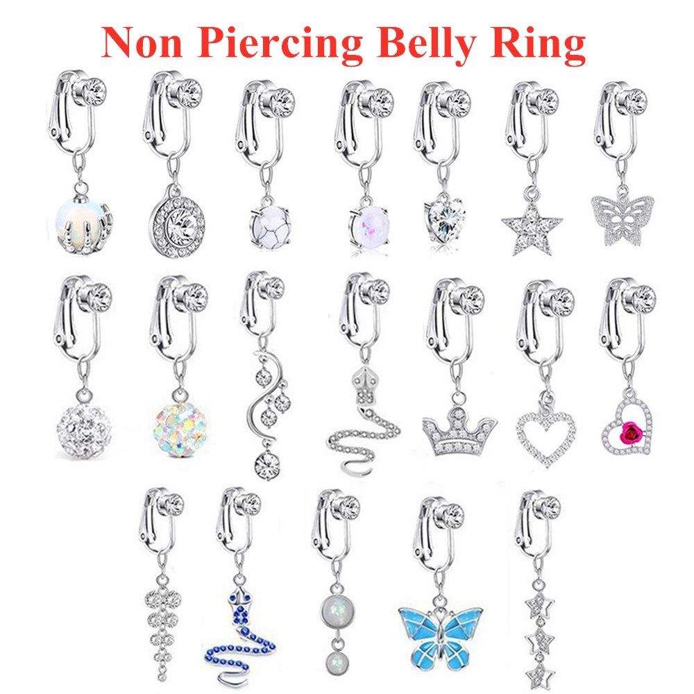 Body Jewelry Cartilage Earrings - Akcesoria plażowe Klipsy do uszu bez
