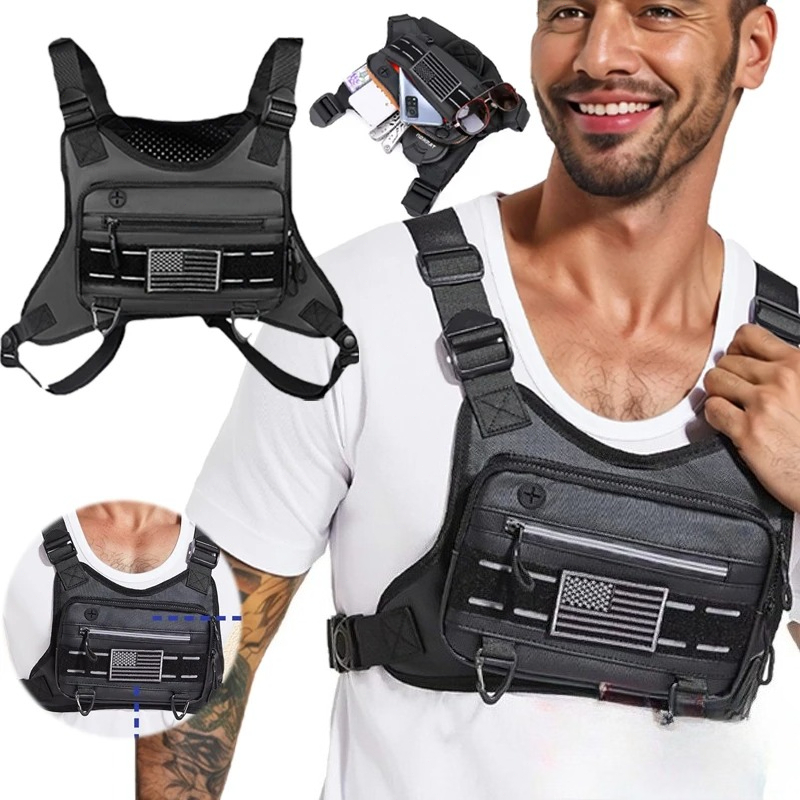 Body Jewelry Harness - Taktyczna kamizelka do biegania - wodoodporna