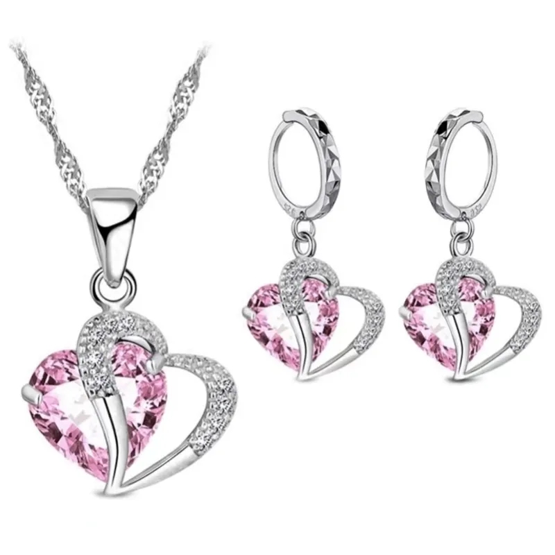 Body Jewelry Kit - Luksusowe kobiety 925 Sterling Silver Cubic