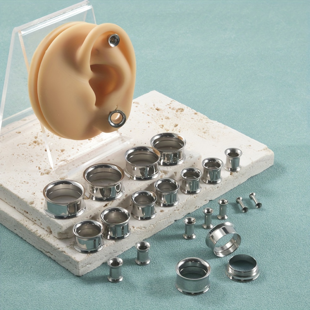 Body Jewelry Gauge Sizes - 1 para/12 par zestaw zatyczek do