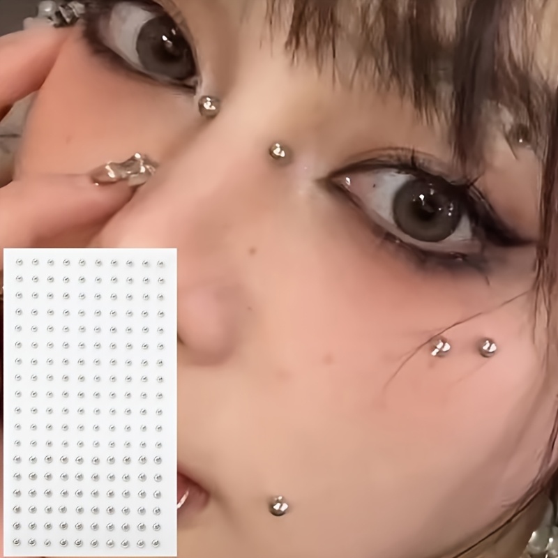 Body Jewelry Kit - Zestaw 4 szt. samoprzylepnych sztucznych kolczyków
