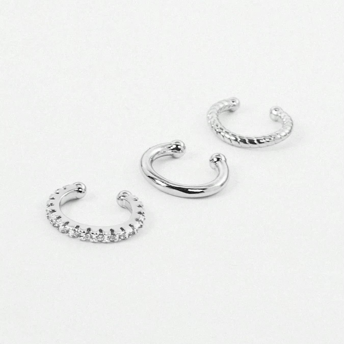 3 szt. Kolczyki nausznice dla  – Body Jewelry Hypoallergenic recenzja i cena