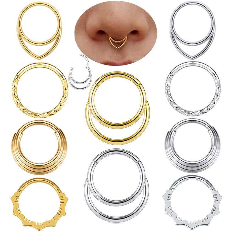 Kolczyki do nosa, metalowy kol – Body Jewelry Cartilage Earrings recenzja i cena
