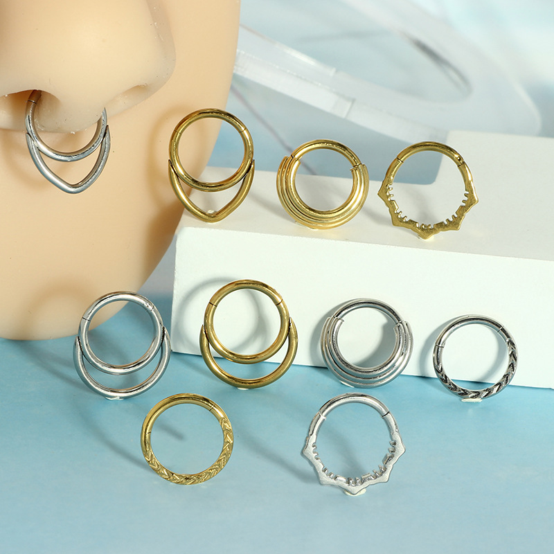 Kolczyki do nosa, metalowy kol – Body Jewelry Cartilage Earrings recenzja i cena