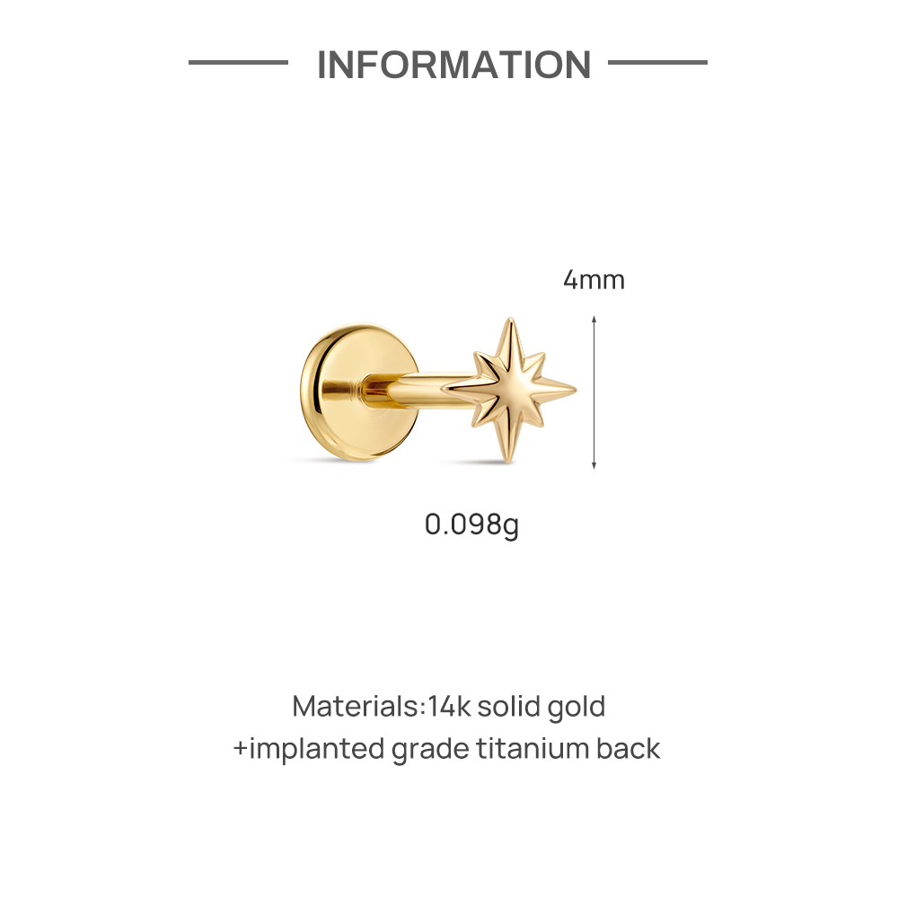 CANNER 1 SZT. 14K Złoto Próby  – Body Jewelry Hypoallergenic recenzja i cena