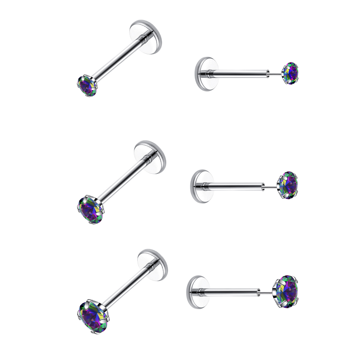 20G Płaski tył Bezgwintowy kol – Body Jewelry Hypoallergenic recenzja i cena