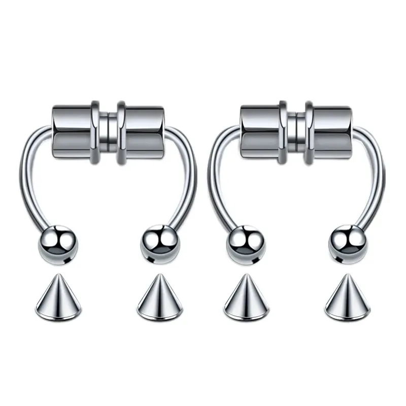 1/2/3 szt. Sztuczne magnetyczn – Body Jewelry Piercing recenzja i cena