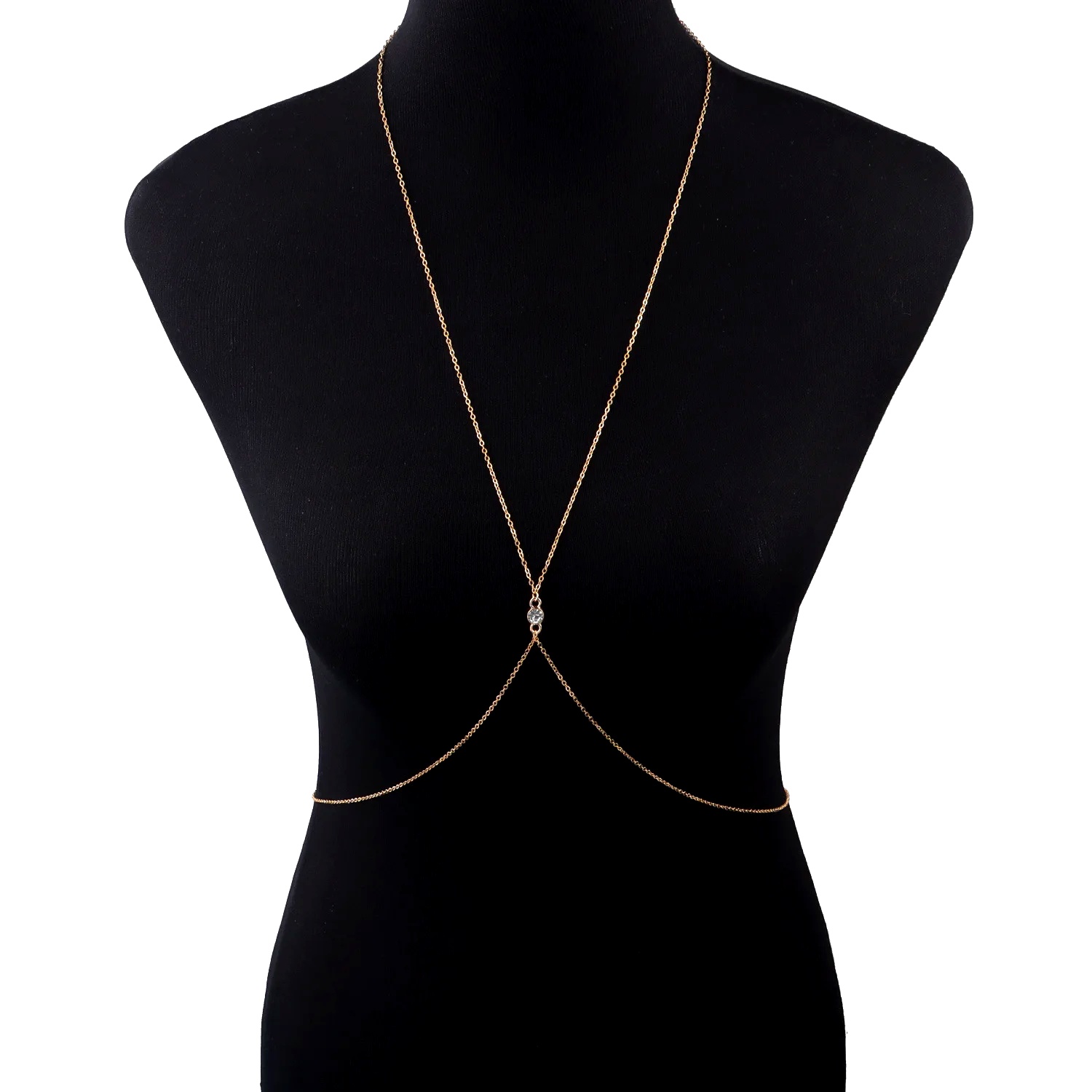 Vintage Krzyżowy Łańcuszek na  – Body Jewelry Harness recenzja i cena