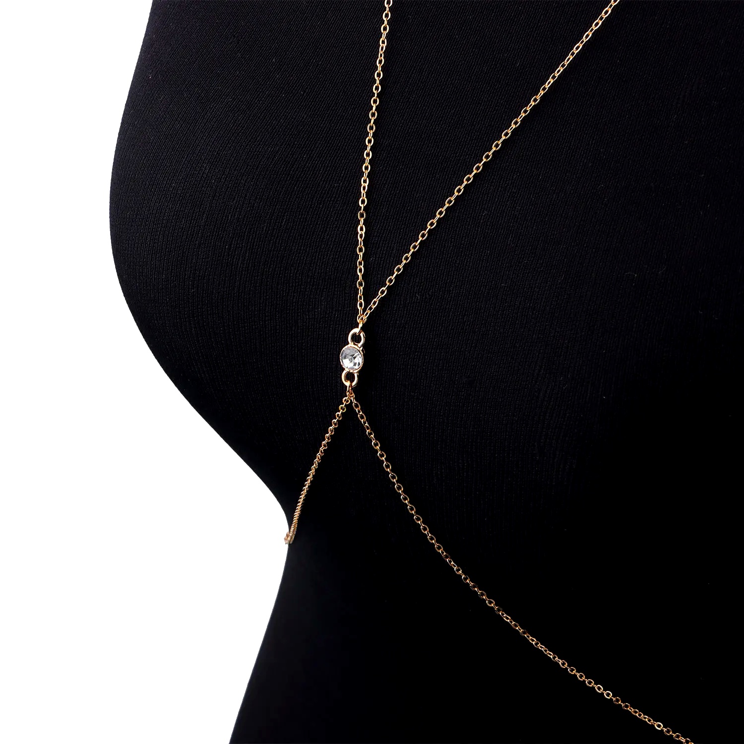 Vintage Krzyżowy Łańcuszek na  – Body Jewelry Harness recenzja i cena