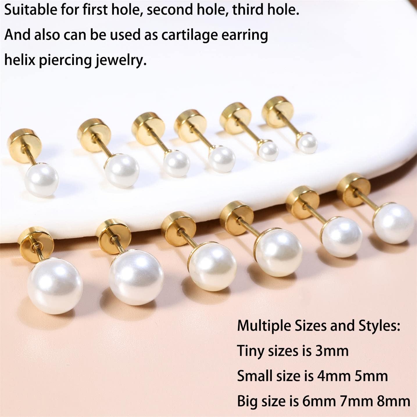 Eleganckie kolczyki sztyfty z  – Body Jewelry Hypoallergenic recenzja i cena