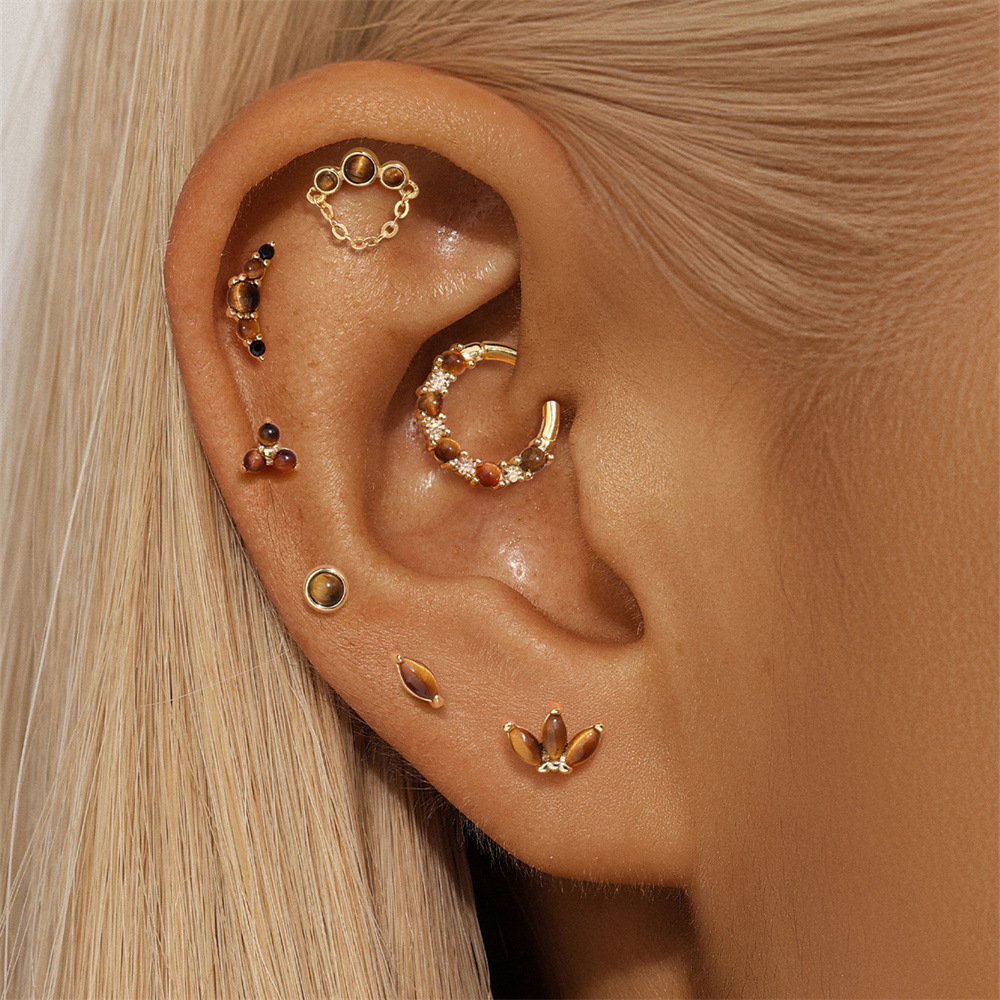 Glowshe 100% Srebro Próby 925  – Body Jewelry Cartilage Earrings recenzja i cena