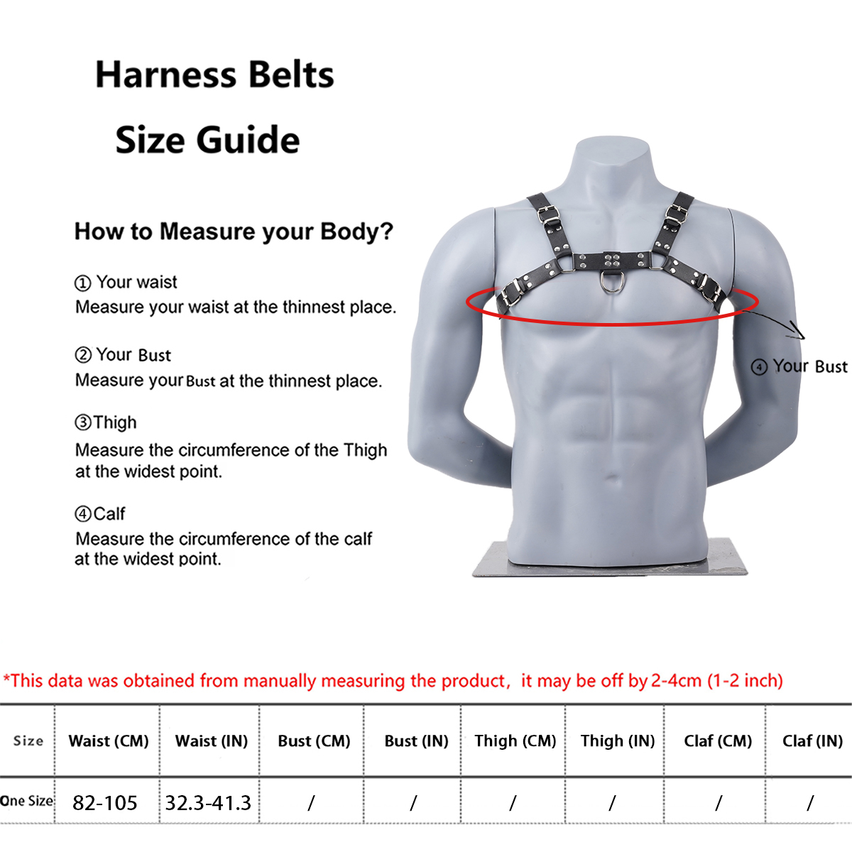 Skórzane męskie pasy typu harn – Body Jewelry Harness recenzja i cena