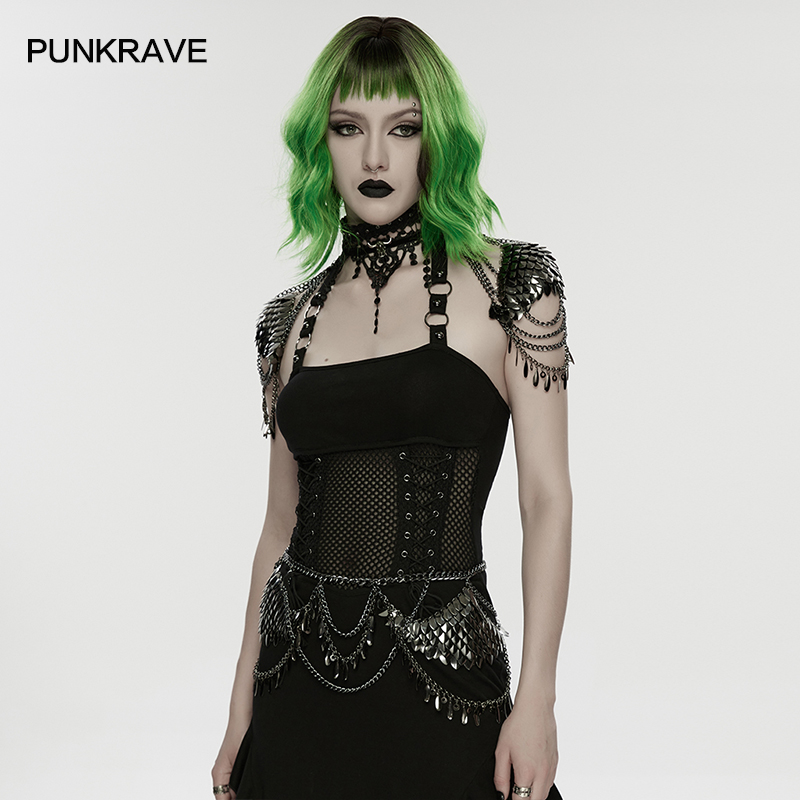 PUNK RAVE Damski punkowy łańcu – Body Jewelry Types recenzja i cena