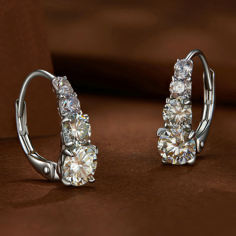 S925 srebro 1.8CT kolczyki Moi – Body Jewelry Diamond recenzja i cena