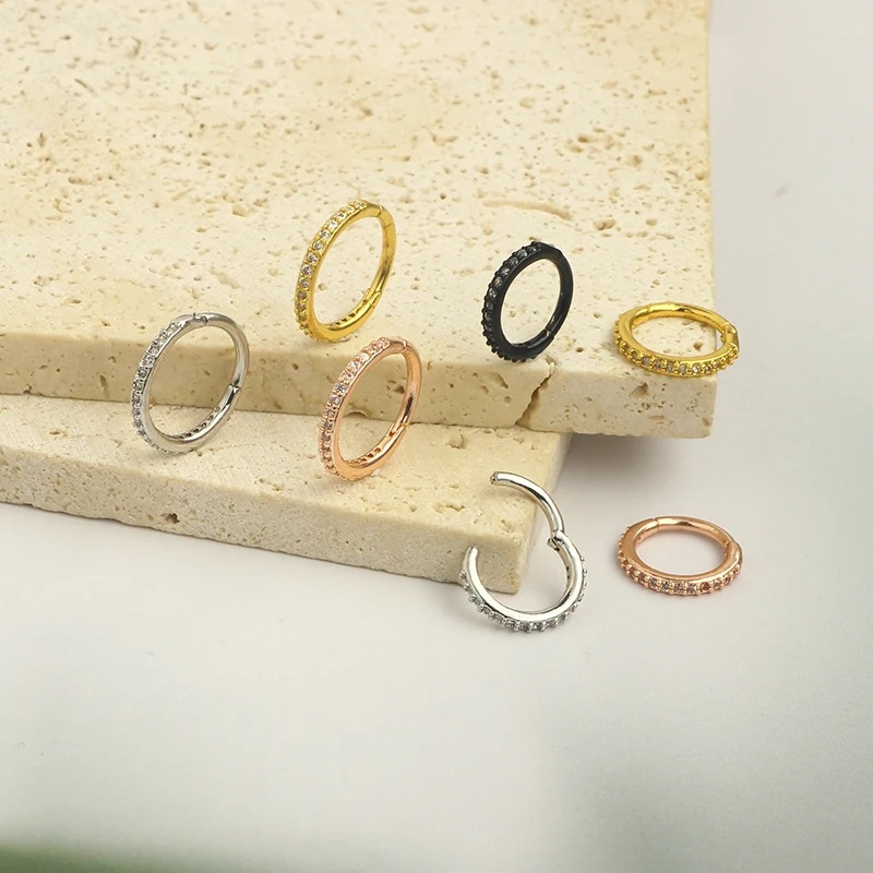 Kolczyk do nosa 16G z przezroc – Body Jewelry Cartilage Earrings recenzja i cena