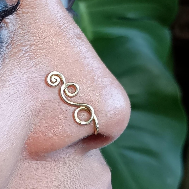 Sztuczny kolczyk do nosa, pozł – Body Jewelry Hypoallergenic recenzja i cena