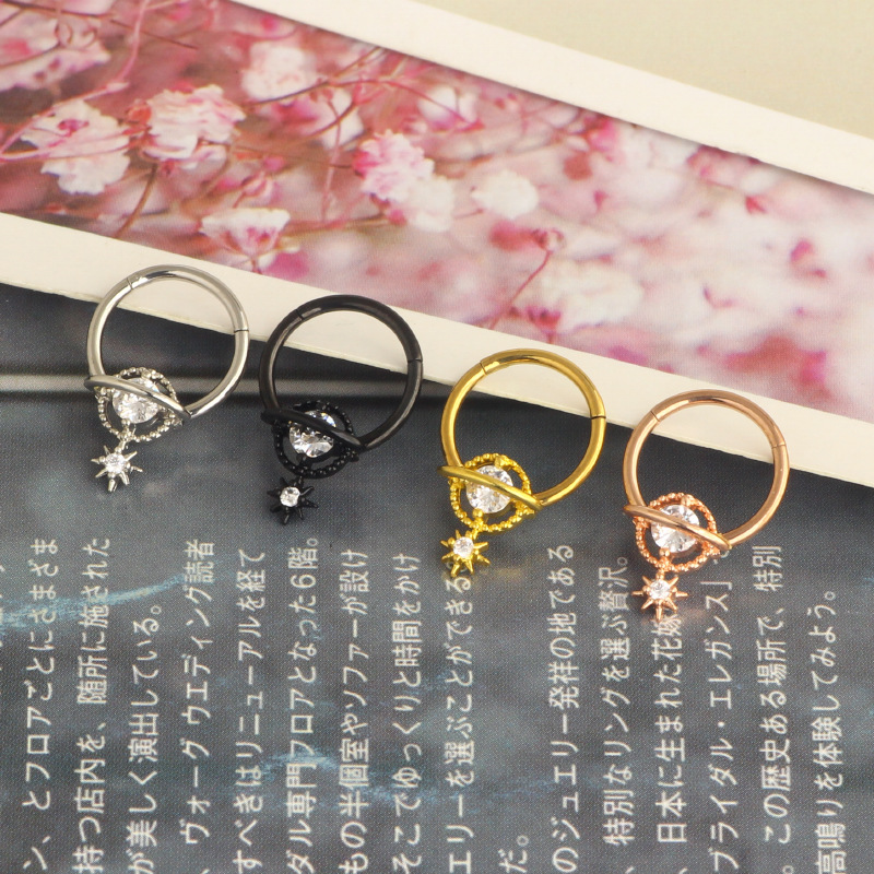 Kolczyki do przegrody nosowej, – Body Jewelry Cartilage Earrings recenzja i cena