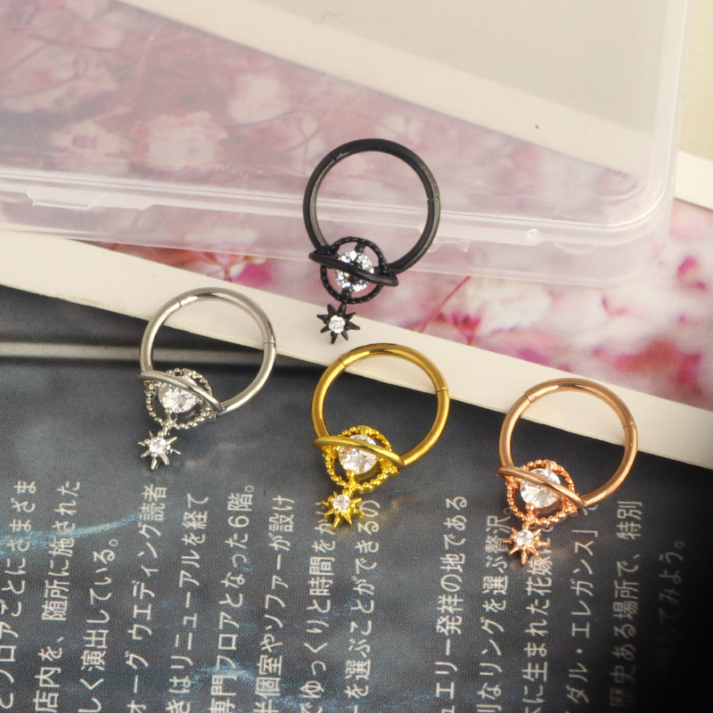 Kolczyki do przegrody nosowej, – Body Jewelry Cartilage Earrings recenzja i cena