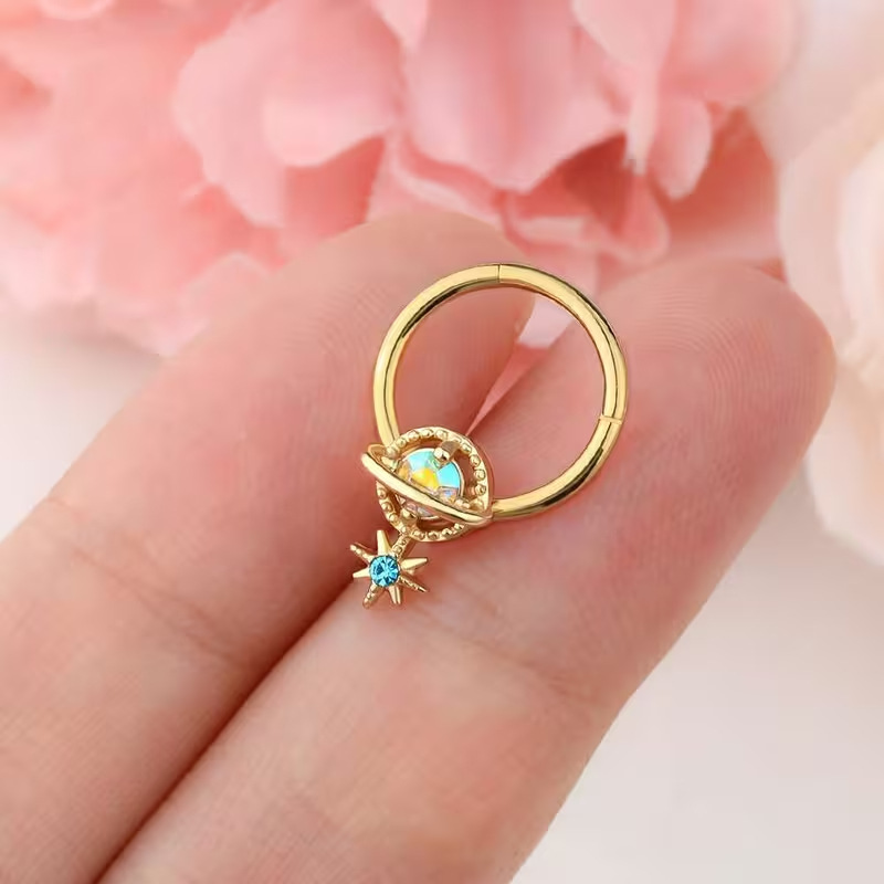 Kolczyki do przegrody nosowej, – Body Jewelry Cartilage Earrings recenzja i cena