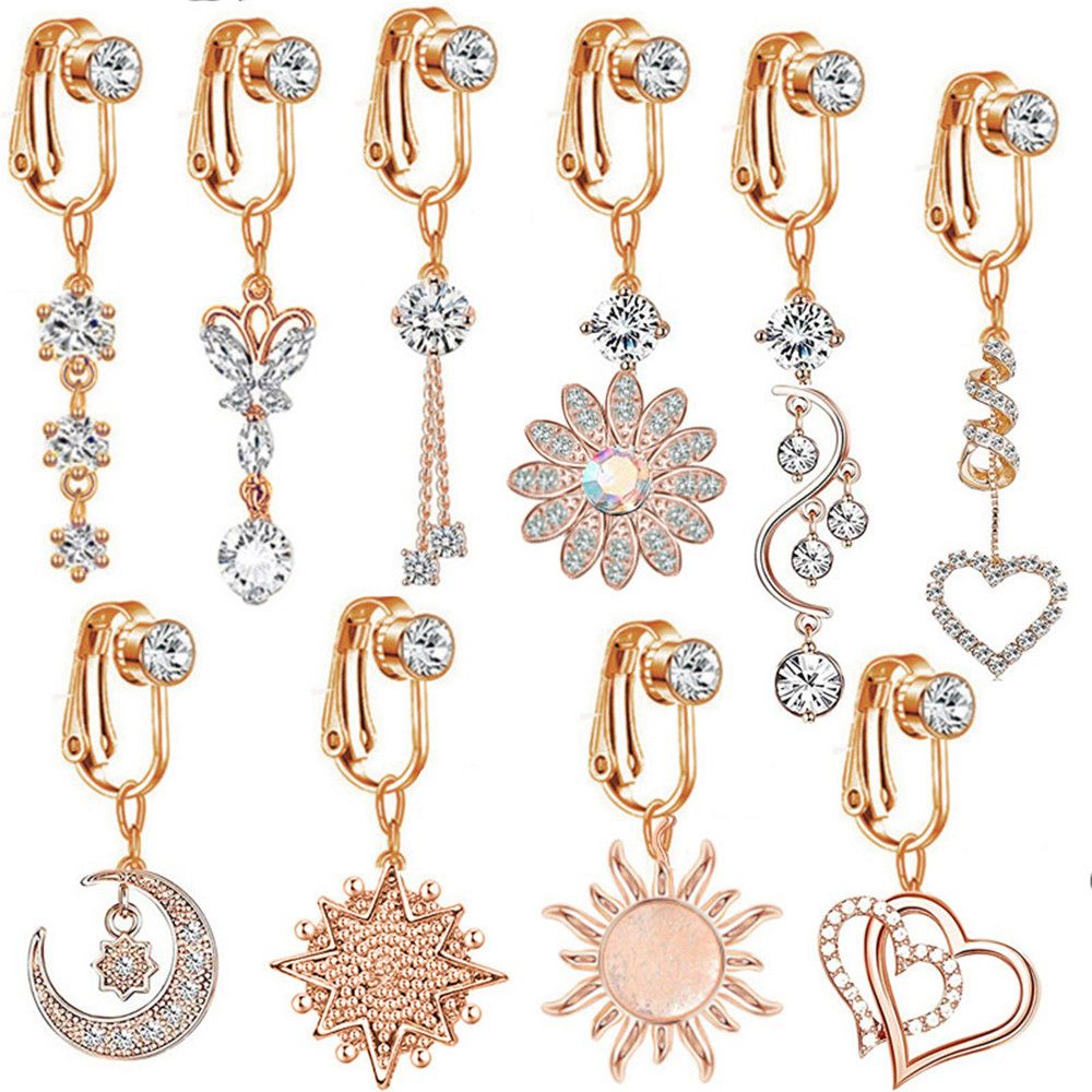 Klips na pępek, klips na chrzą – Body Jewelry Cartilage Earrings recenzja i cena
