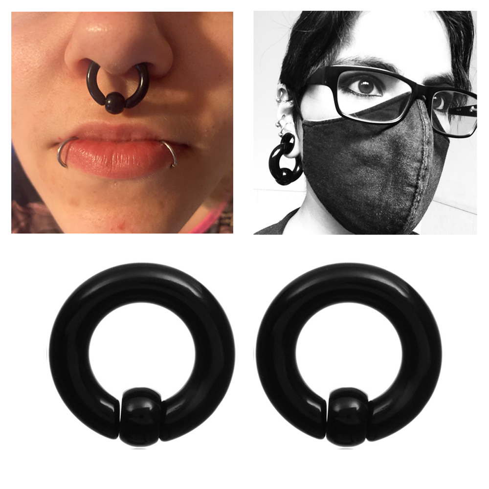 Para akrylowych pierścieni z k – Body Jewelry Gauge Sizes recenzja i cena