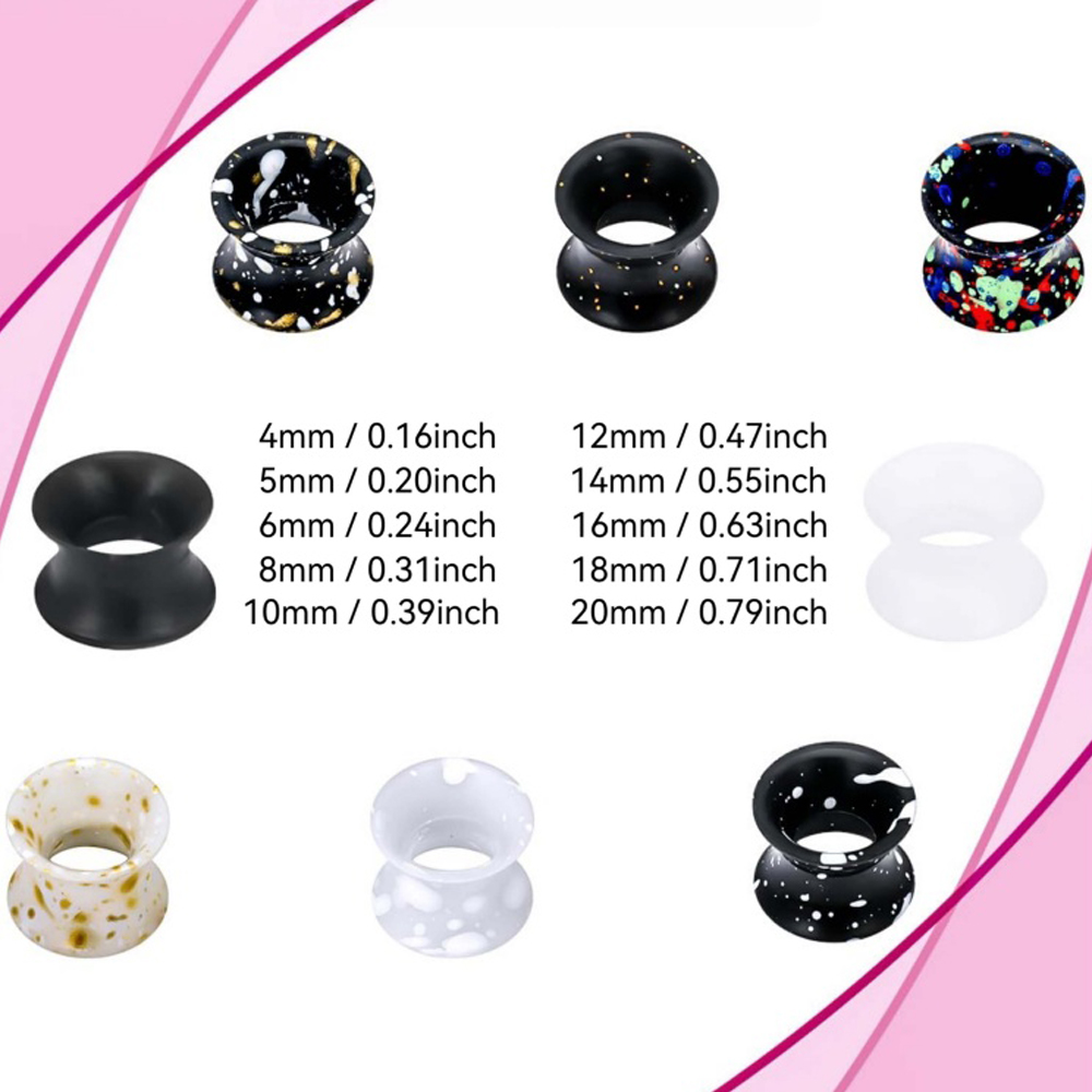 Silikonowe słuchawki Tunele Wt – Body Jewelry Gauge Sizes recenzja i cena