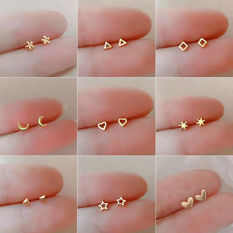 Koreański minimalizm złoty kol – Body Jewelry Hypoallergenic recenzja i cena
