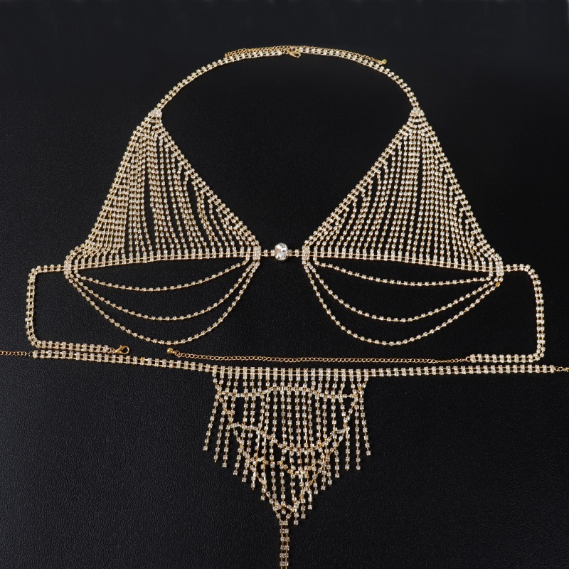 Seksowna łańcuszek na biust z  – Body Jewelry Diamond recenzja i cena