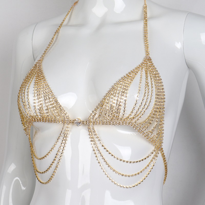 Seksowna łańcuszek na biust z  – Body Jewelry Diamond recenzja i cena
