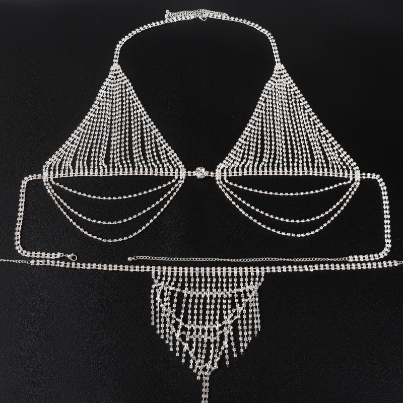 Seksowna łańcuszek na biust z  – Body Jewelry Diamond recenzja i cena
