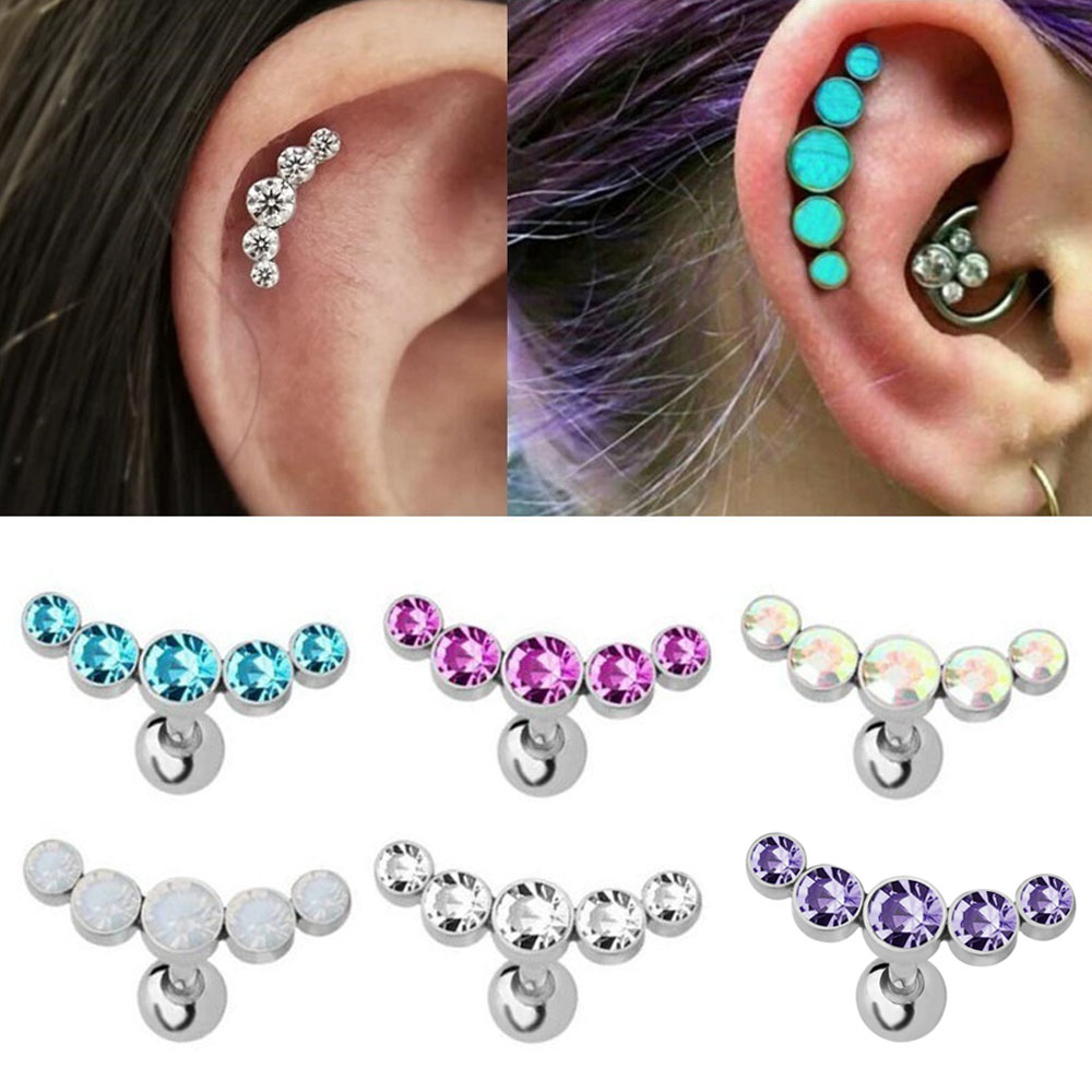 1 szt. Modny kolczyk sztyft ze – Body Jewelry Cartilage Earrings recenzja i cena