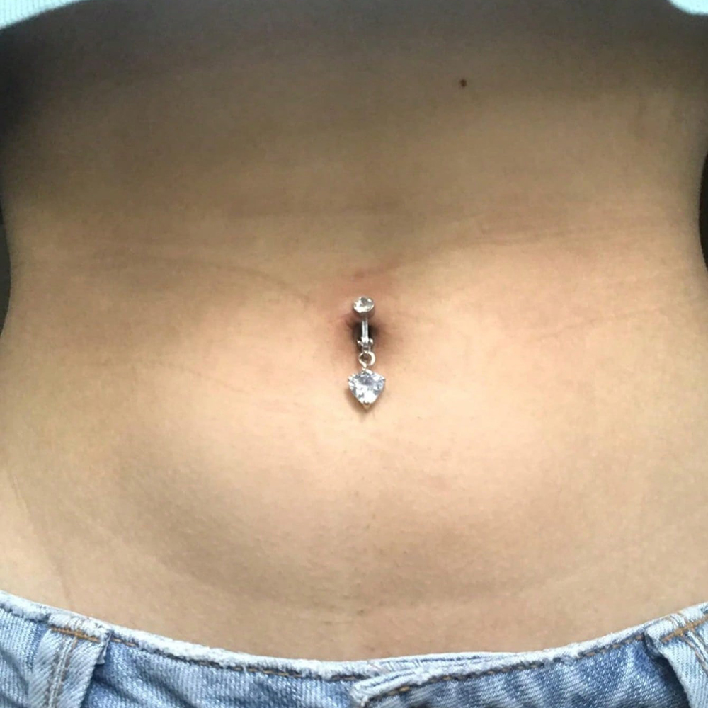 Złoty sztuczny piercing brzuch – Body Jewelry Piercing recenzja i cena