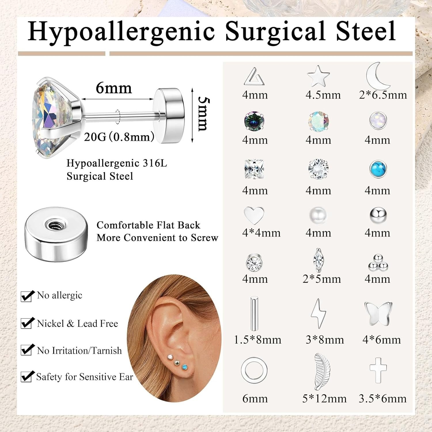 Florideco 1 Para Hipoalergiczn – Body Jewelry Hypoallergenic recenzja i cena