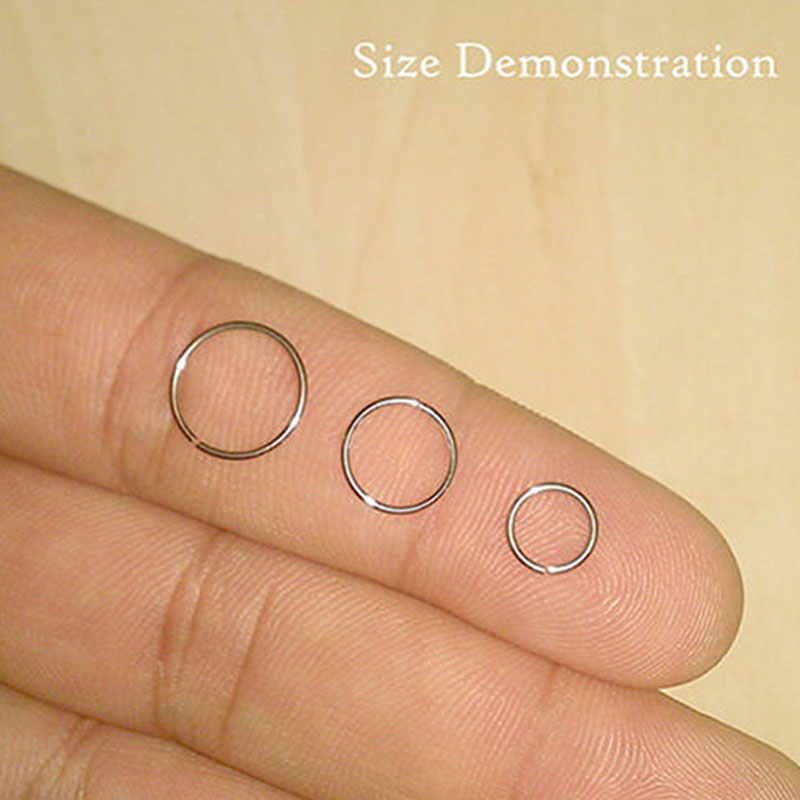925 srebrny kolczyk w nosie li – Body Jewelry Cartilage Earrings recenzja i cena