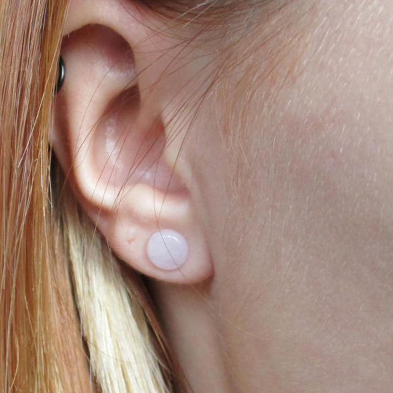 2Pc różowy kwarcowy organiczny – Body Jewelry Gauge Sizes recenzja i cena