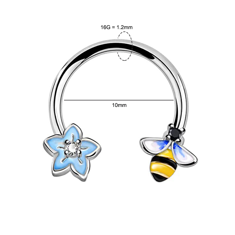 Kolczyk do przegrody nosowej 1 – Body Jewelry Cartilage Earrings recenzja i cena