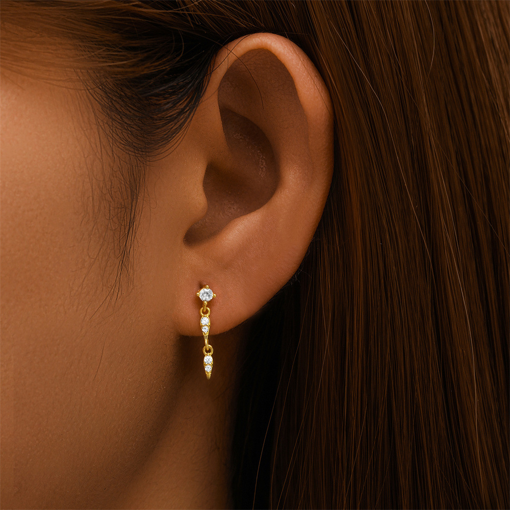 Glowshe 100% Srebro Próby 925  – Body Jewelry Cartilage Earrings recenzja i cena