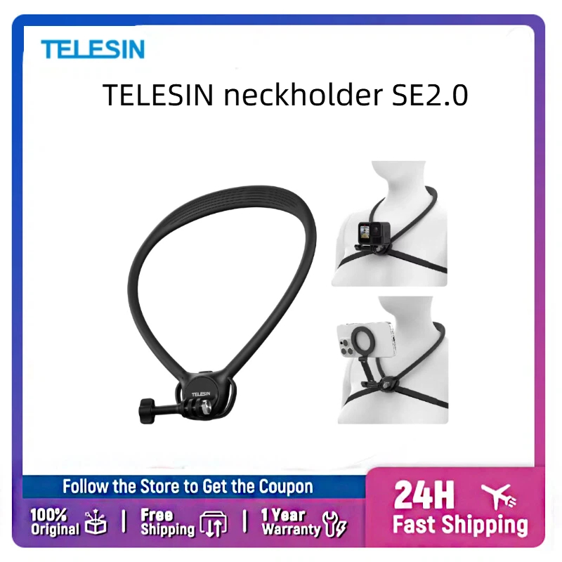 Uchwyt szyjny TELESIN 2 w 1 do – Body Jewelry Harness recenzja i cena
