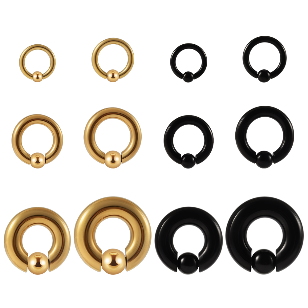 1PC Stal nierdzewna Duży rozmi – Body Jewelry Gauge Sizes recenzja i cena
