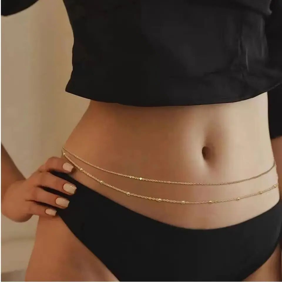 HipHop Podwójne Łańcuszki na B – Body Jewelry Beach recenzja i cena