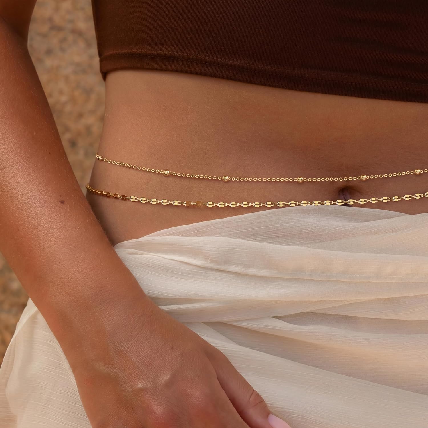 Pozłacany 14-karatowym złotem  – Body Jewelry Beach recenzja i cena
